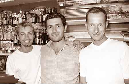 Alesch, Ufuk, & Dirk of Cafe Berio  