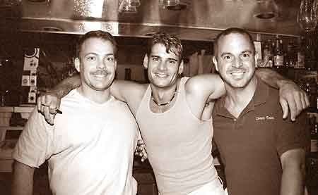 Mark, Craig, and Biagio of Ripples, Long 
Beach