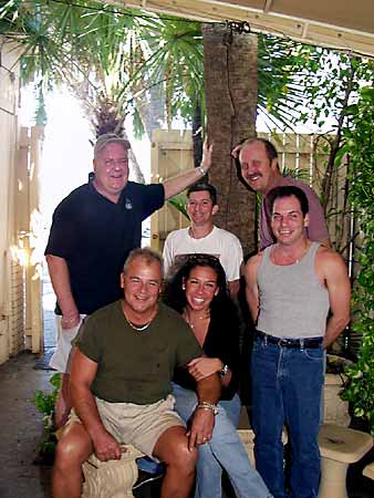 Michael, Andy, Danny, Jimmy, Liza, and Ray, at City Side, Tampa