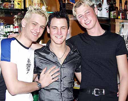 Damian, Sascha, and Chris at Huber