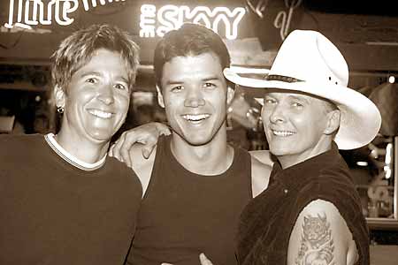 DJ Deb, Kenny and Kelly at C's