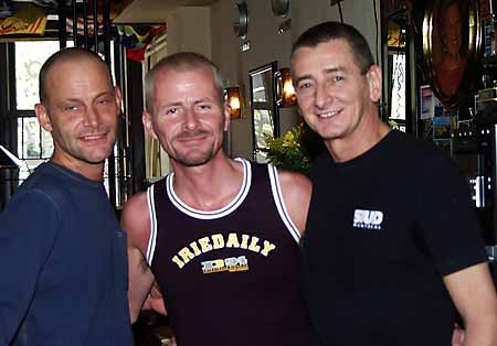 Will, Andrew, and Kees of Hotel Anco