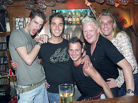Festive crowd at Montmartre 