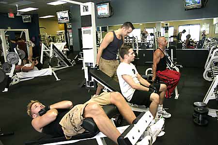 Serious about working out at Club Orlando