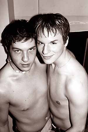 L'Adonis dancers Travis and David