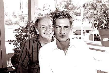 Friends' manager Danny with barman James, who boasts one of the biggest 