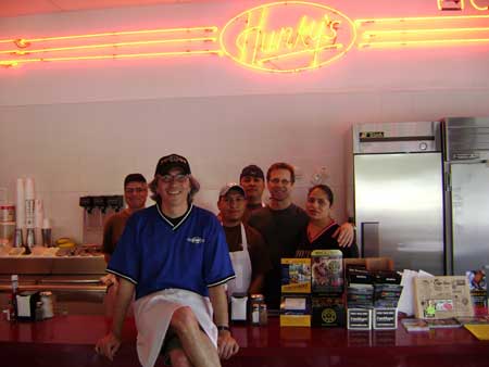 The fun and friendly crew of Hunky's, Dallas