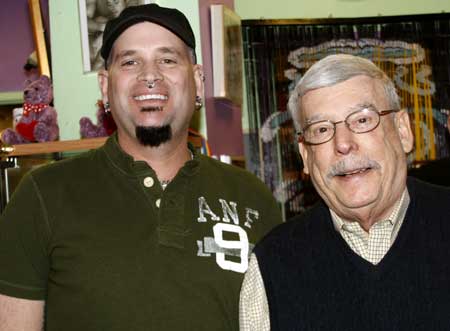 Scott with owner Paul of Body Language, Cleveland 