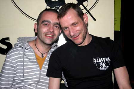 Sylvain with Silvio of Scheune, Berlin