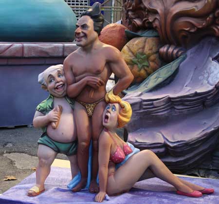 At Las Fallas 2008