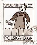 Polish stamp