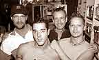 Steven, Daniel, Denis, & Pascal at 
Priape, Montreal� celebrating 25 
years November 11, 1999 