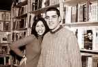 Chloe and Matt at Oscar Wilde Bookshop, 
New York   