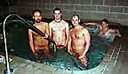A dip in the whirlpool at Club Columbus