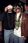 At Mardi Gras, 2001
