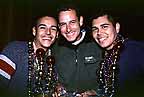 Ivan, Dutch and friend, Mardi Gras 2001