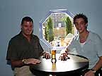Steve and Jay in 12th Air Command�s Sky Lounge