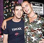 Derrick and pal at Trixx