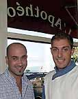 Julio & chef Sylvain of L�Apoth�ose