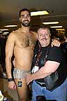 RJ (r) has some fun at International Mr. Leather, Chicago, 2003