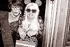 Gertie (aka �Vanilla Pleasure�) and Tiki (aka �Thirsty Burlington�) arriving for Wednesday night Bingo at the Little Bar (A-House)