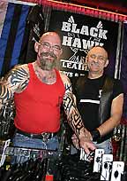 Kim and Bob at Black Hawk Leather, Houston