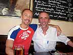 Ken (of NYClub) and Rolf at Moro, Munich