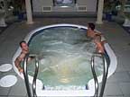 Enjoying the whirlpool at Spa Excess