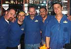 Randy, Steve, Joey, Stephen, & Hurricane Tim behind the bar at Mixies