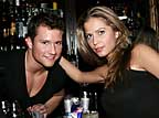Bartender Matt with Suzanna, at Glam Thursdays / The Estate